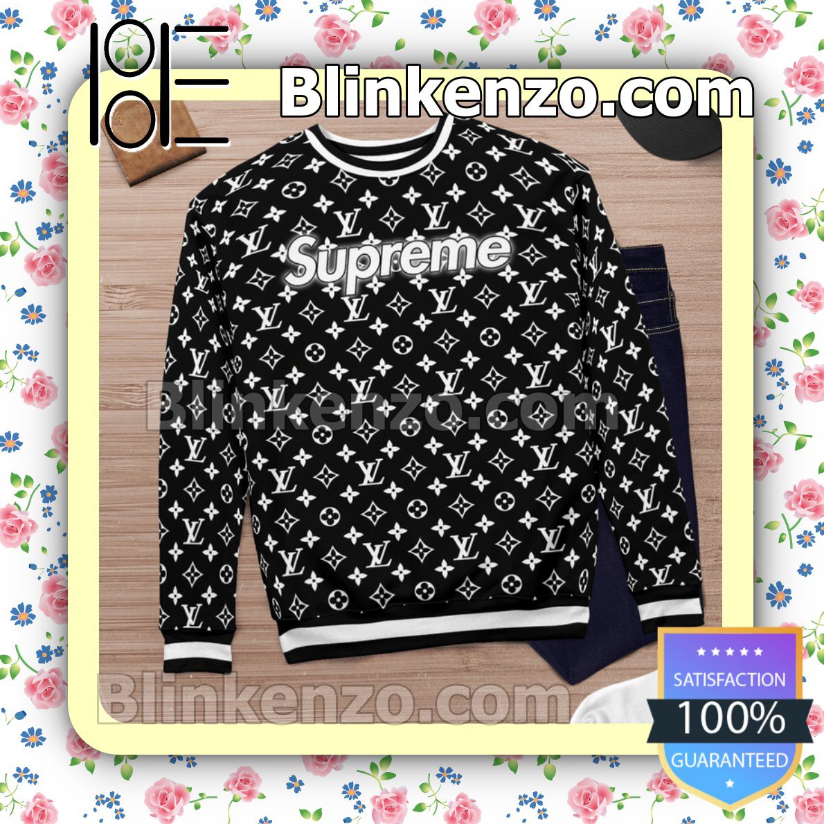 Supreme Louis Monogram And Mens Sweater -