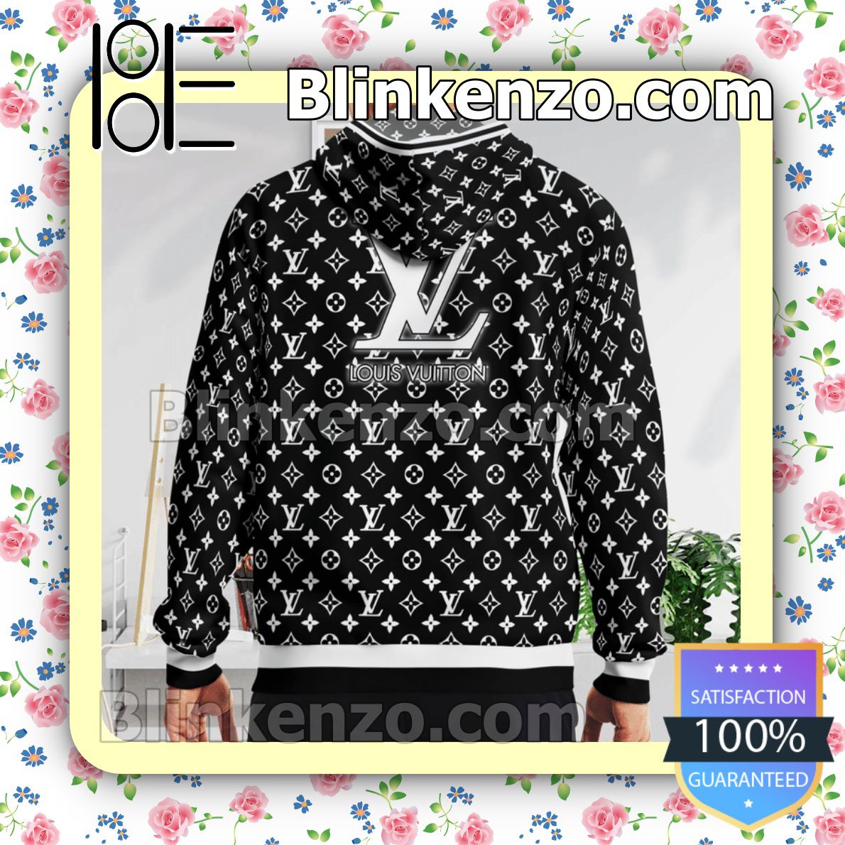 Supreme Louis Vuitton Monogram Camouflage Zipper Fleece Hoodie - Blinkenzo