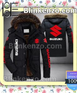 Suzuki Logo Men Puffer Jacket