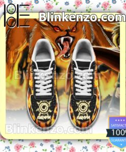 Tailed Beast Kurama Naruto Anime Nike Air Force Sneakers a