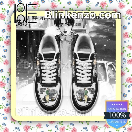 Takumi Fujiwara Initial D Anime Nike Air Force Sneakers a
