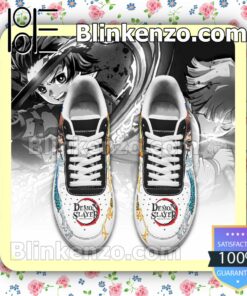 Tanjiro And Zenitsu Demon Slayer Anime Nike Air Force Sneakers a