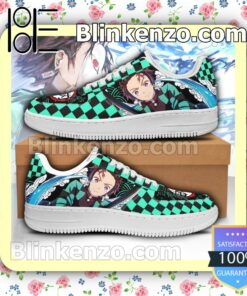 Tanjiro Demon Slayer Anime Nike Air Force Sneakers