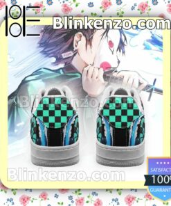 Tanjiro Demon Slayer Anime Nike Air Force Sneakers b