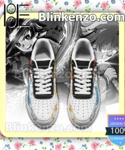 Tanjiro & Zenitsu Demon Slayer Anime Nike Air Force Sneakers a