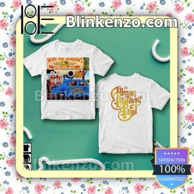 The Allman Brothers Band Wipe The Windows, Check The Oil, Dollar Gas White Full Print Shirts