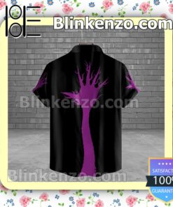 The Evil Dead Purple Skull Halloween Short Sleeve Shirts b
