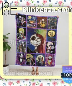 The Nightmare Couple Halloween Style Soft Cozy Blanket