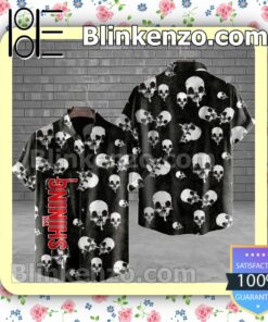 The Shining Skull Halloween Short Sleeve Shirts