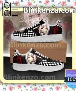 Tokyo Ghoul Juuzou Checkerboard Anime Nike Air Force Sneakers