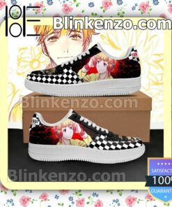 Tokyo Ghoul Nagachika Checkerboard Anime Nike Air Force Sneakers