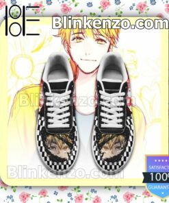 Tokyo Ghoul Nagachika Checkerboard Anime Nike Air Force Sneakers a