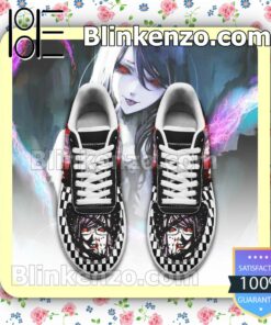 Tokyo Ghoul Rize Checkerboard Anime Nike Air Force Sneakers a
