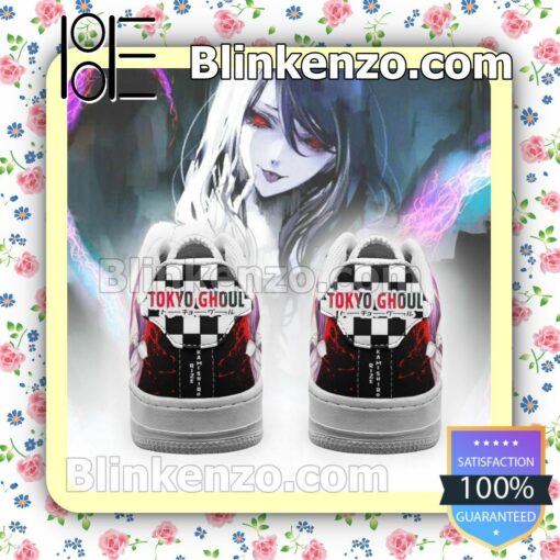 Tokyo Ghoul Rize Checkerboard Anime Nike Air Force Sneakers b