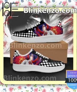 Tokyo Ghoul Touka Checkerboard Anime Nike Air Force Sneakers