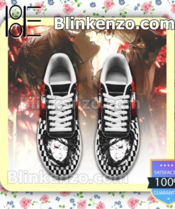 Tokyo Ghoul Uta Checkerboard Anime Nike Air Force Sneakers a