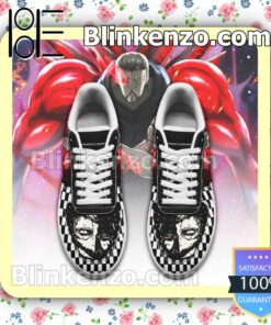 Tokyo Ghoul Yoshimura Checkerboard Anime Nike Air Force Sneakers a