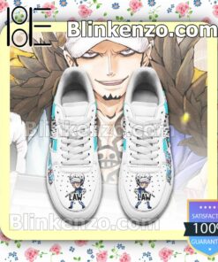 Trafalgar D. Water Law One Piece Anime Nike Air Force Sneakers a