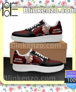 Trigun Knives Millions Anime Nike Air Force Sneakers