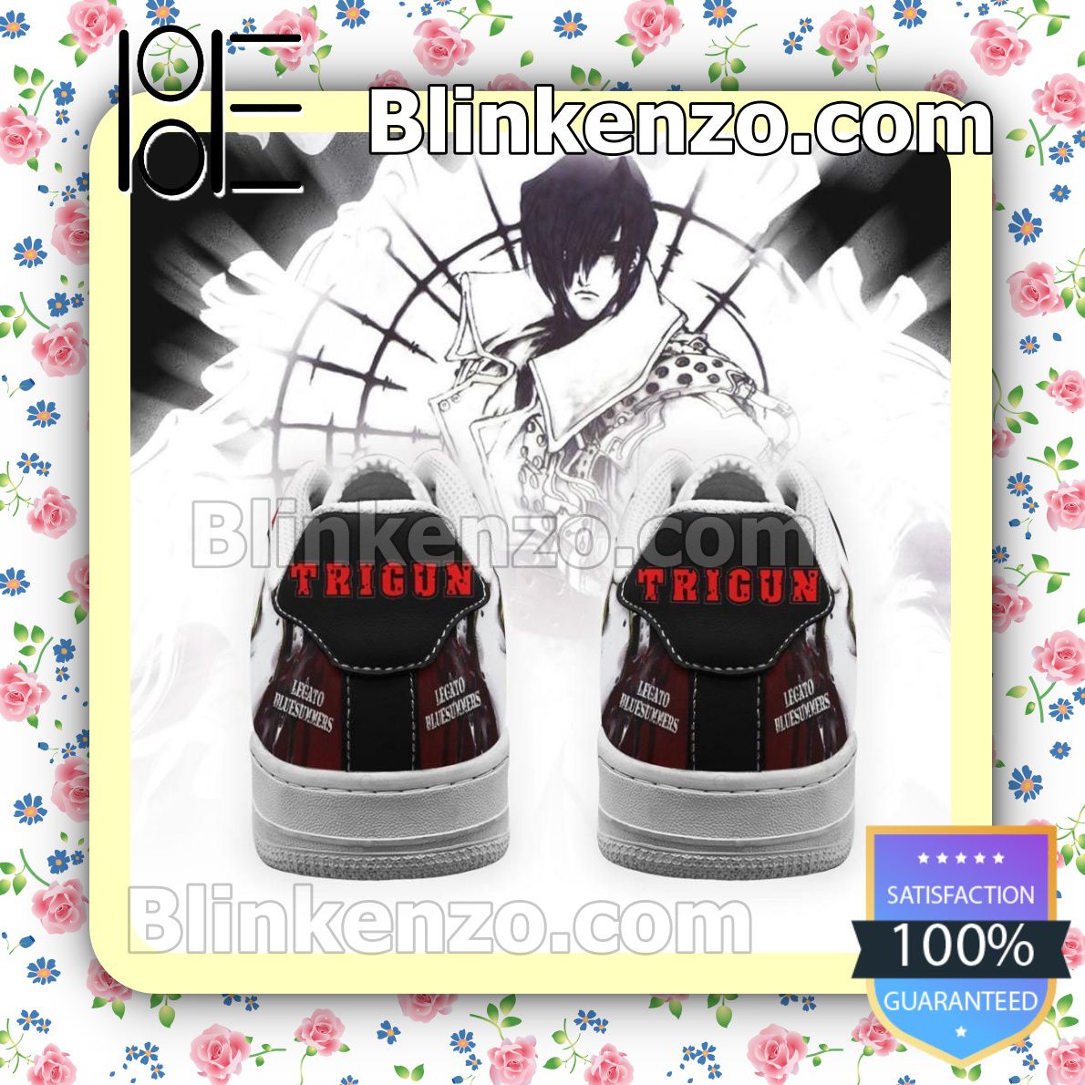 Buy In US Trigun Legato Bluesummers Anime Nike Air Force Sneakers