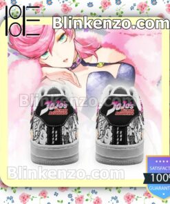 Trish Una Manga JoJo's Anime Nike Air Force Sneakers b