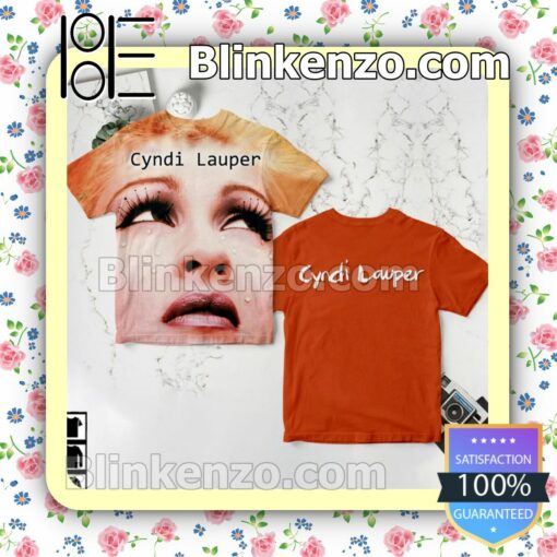 True Colors The Best Of Cyndi Lauper Album Cover Short Sleeve Tee
