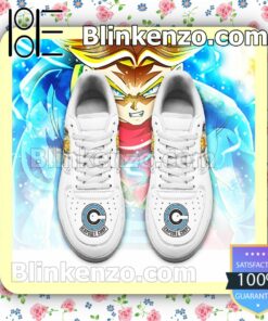 Trunks Dragon Ball Z Anime Nike Air Force Sneakers a