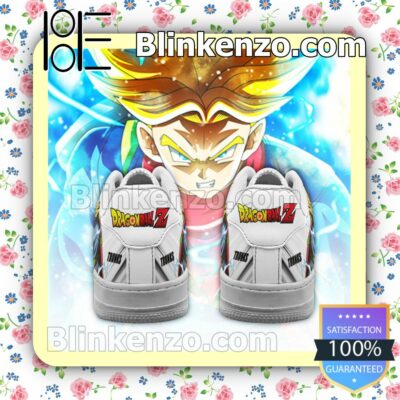 Trunks Dragon Ball Z Anime Nike Air Force Sneakers b