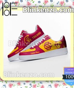 USC Trojans Mascot Logo NCAA Nike Air Force Sneakers b