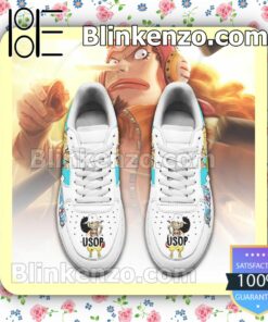 Usop One Piece Anime Nike Air Force Sneakers a