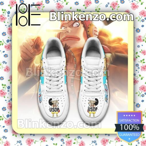 Usop One Piece Anime Nike Air Force Sneakers a