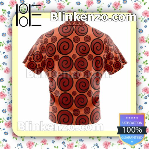 Uzumaki Clan Crest Naruto Shippuden Summer Beach Vacation Shirt b