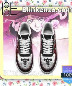 Vanessa Enoteca Black Bull Knight Black Clover Anime Nike Air Force Sneakers a