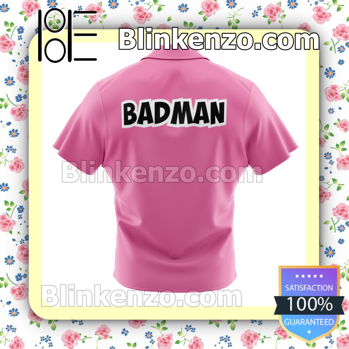 Vegeta Badman Pink Dragon Ball Z Summer Beach Vacation Shirt