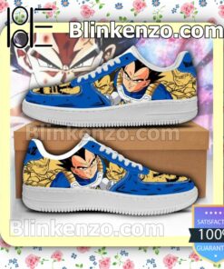 Vegeta Dragon Ball Anime Nike Air Force Sneakers