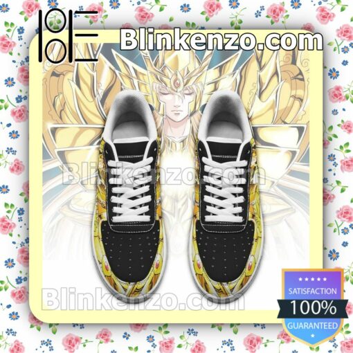 Virgo Shaka Uniform Saint Seiya Anime Nike Air Force Sneakers a