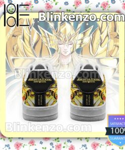Virgo Shaka Uniform Saint Seiya Anime Nike Air Force Sneakers b