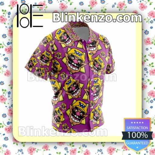 Wario Super Mario Summer Beach Vacation Shirt a