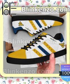 West Virginia Mountaineers Logo Print Low Top Shoes