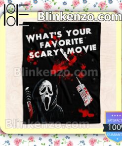 What's Your Favorite Scary Movie Soft Cozy Blanket a