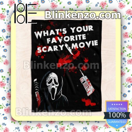 What's Your Favorite Scary Movie Soft Cozy Blanket a