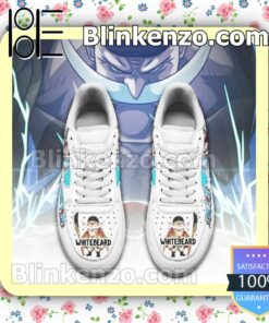 White Beard One Piece Anime Nike Air Force Sneakers a