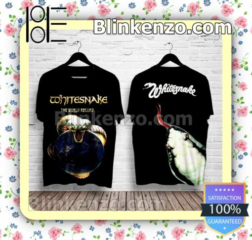 Whitesnake The World Record Custom Shirt