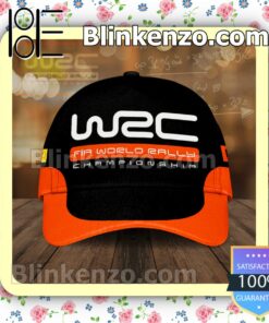 Wrc Fia World Rally Championship Orange And Black Baseball Caps Gift For Boyfriend