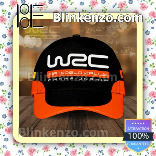 Wrc Fia World Rally Championship Orange And Black Baseball Caps Gift For Boyfriend