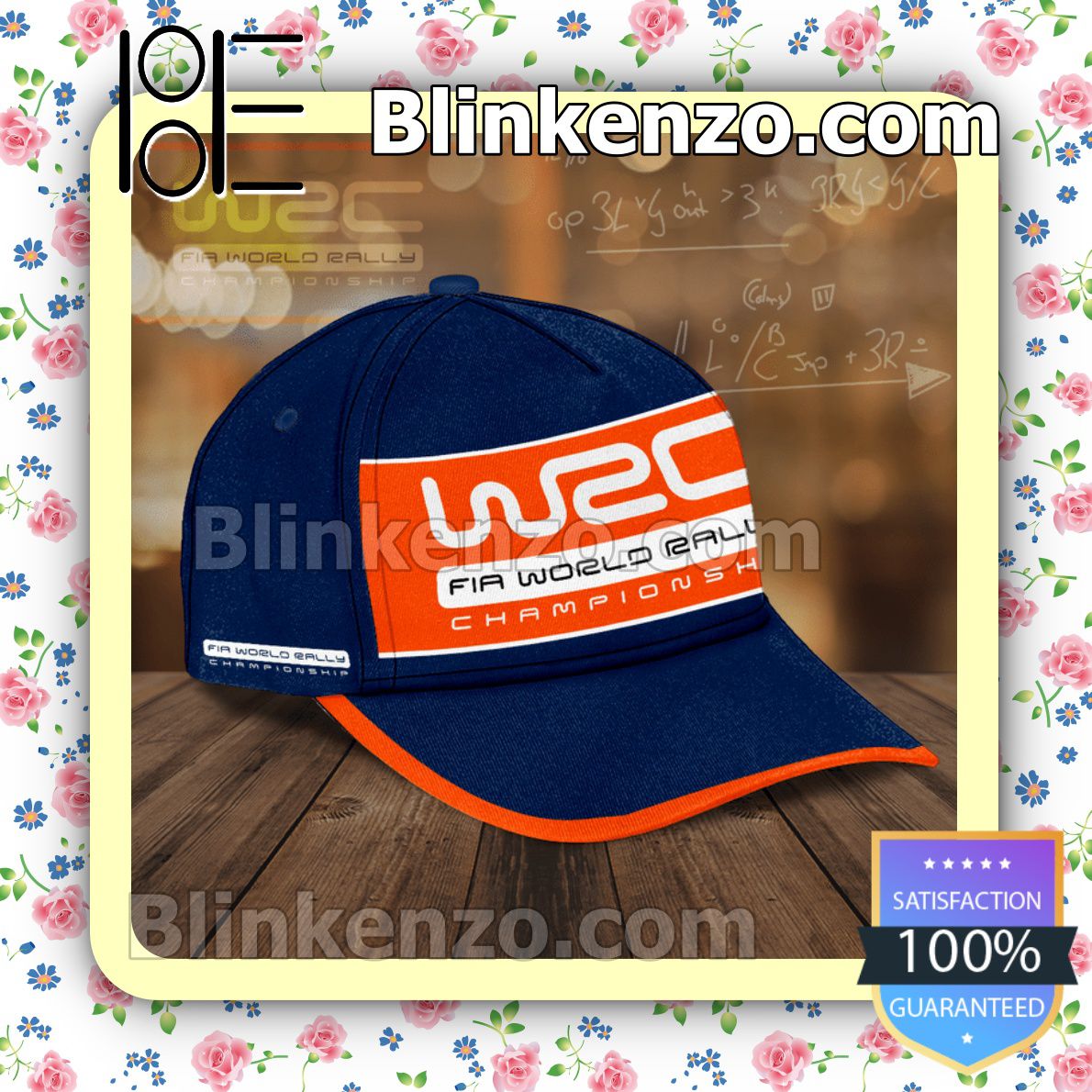 Adorable Wrc Fia World Rally Championship Orange And Blue Baseball Caps Gift For Boyfriend