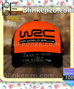 Wrc Fia World Rally Championship Physics Formulas Orange And Black Baseball Caps Gift For Boyfriend
