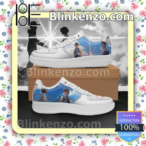 Your Name Anime Nike Air Force Sneakers