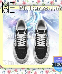 Yugioh Blue Eyes White Dragon Yu Gi Oh Anime Nike Air Force Sneakers a