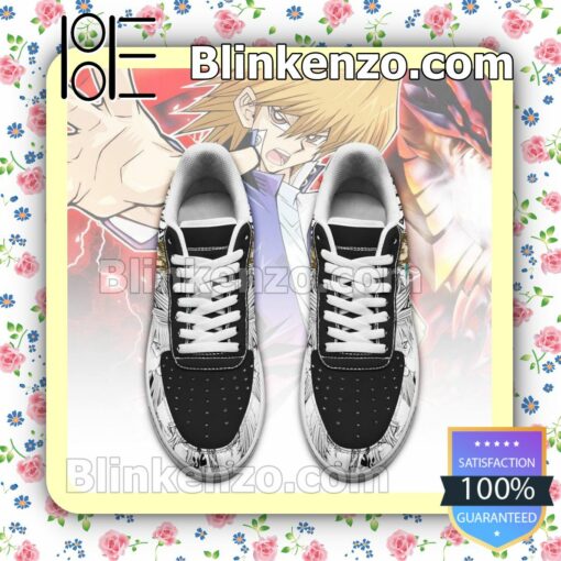 Yugioh Joey Wheeler Yu Gi Oh Anime Nike Air Force Sneakers a